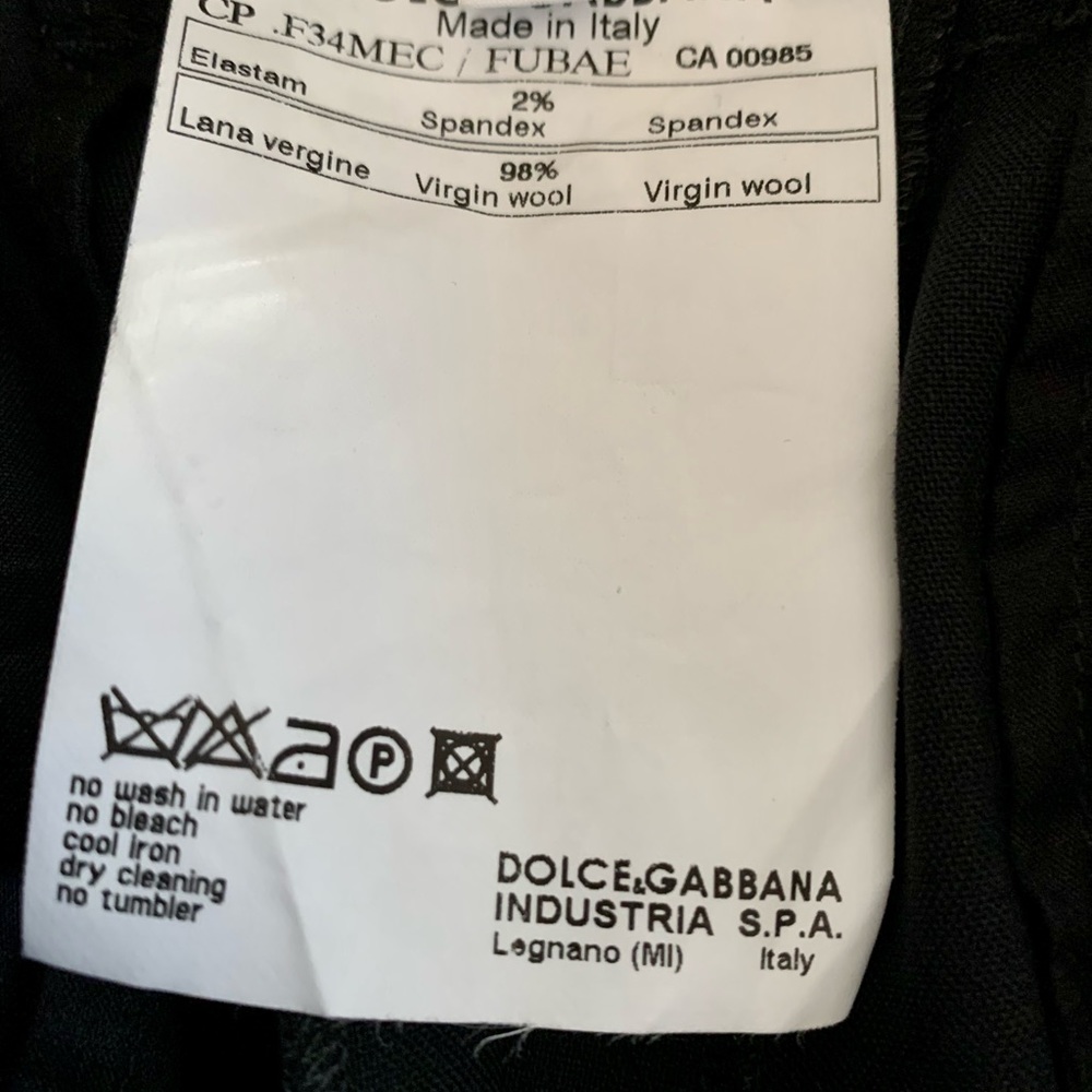 NEW DOLCE GABANA TROUSERS MADE IN ITALY. FABRIC IS LIGHTWEIGHT & YUMMY💞 - Picture 6 of 6